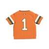 #1 Florida A&M Rattlers GameDay Greats Toddler Collegiate Football Fashion Jersey - Orange - Detail View