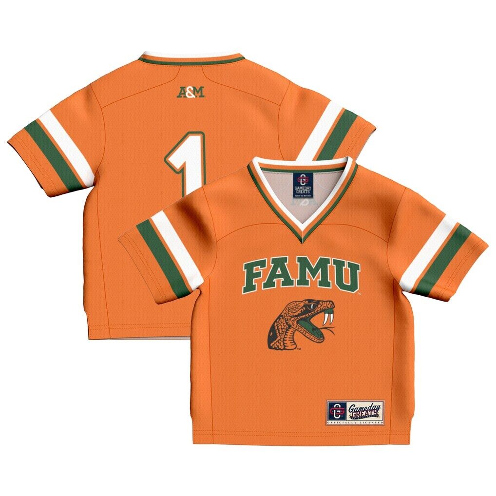 #1 Florida A&M Rattlers GameDay Greats Toddler Collegiate Football Fashion Jersey