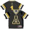 #1 Appalachian State Mountaineers GameDay Greats Infant Collegiate Football Fashion Jersey - Black - Front View