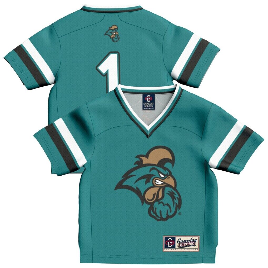 #1 Coastal Carolina Chanticleers GameDay Greats Infant Collegiate Football Fashion Jersey