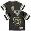 #1 Colorado Buffaloes GameDay Greats Infant Collegiate Football Fashion Jersey - Black - Front View