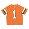 #1 Florida A&M Rattlers GameDay Greats Infant Collegiate Football Fashion Jersey - Orange - Detail View