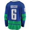 Brock Boeser Vancouver Canucks Fashion7 Breakaway Jersey - Blue - Detail View