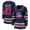 Nikolaj Ehlers Winnipeg Jets Fashion7 Women's Breakaway Jersey - Navy - Front View