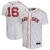 Jarren Duran Boston Red Sox Nike Youth Home Player Game Jersey - White - Front View