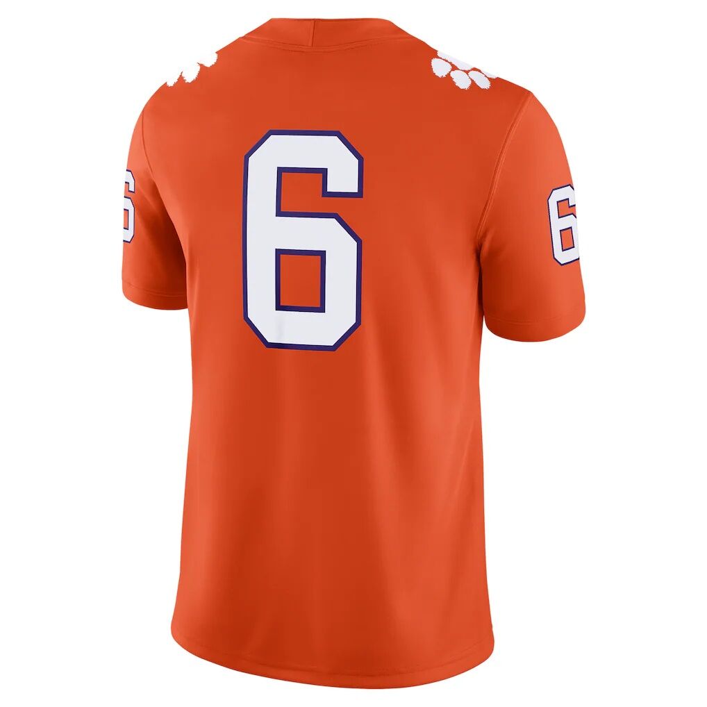 Tyler Brown Clemson Tigers Nike NIL Football Game Jersey