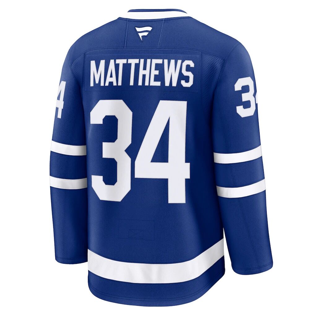Auston Matthews Toronto Maple Leafs Fashion7 Captain Patch Home Premium Jersey