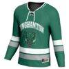 Binghamton Bearcats GameDay Greats Spirit Hockey Jersey - Green - Side View