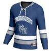 Colorado School of Mines Orediggers GameDay Greats Youth Spirit Hockey Jersey - Blue - Side View