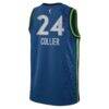 Napheesa Collier Minnesota Lynx Nike Youth Explorer Edition Player Jersey - Blue - Detail View