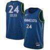 Napheesa Collier Minnesota Lynx Nike Youth Explorer Edition Player Jersey - Blue - Front View