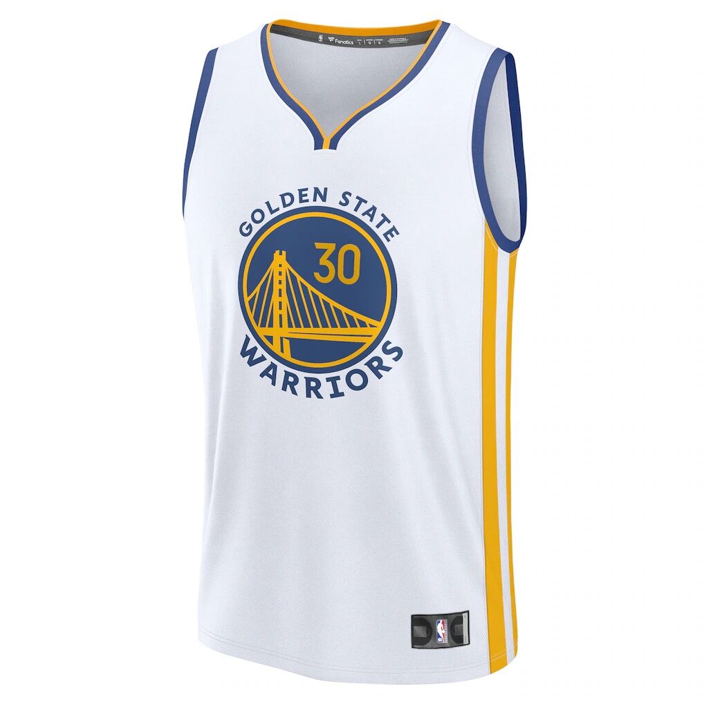 Stephen Curry Golden State Warriors Fashion7 Fast Break Replica Jersey – Association Edition