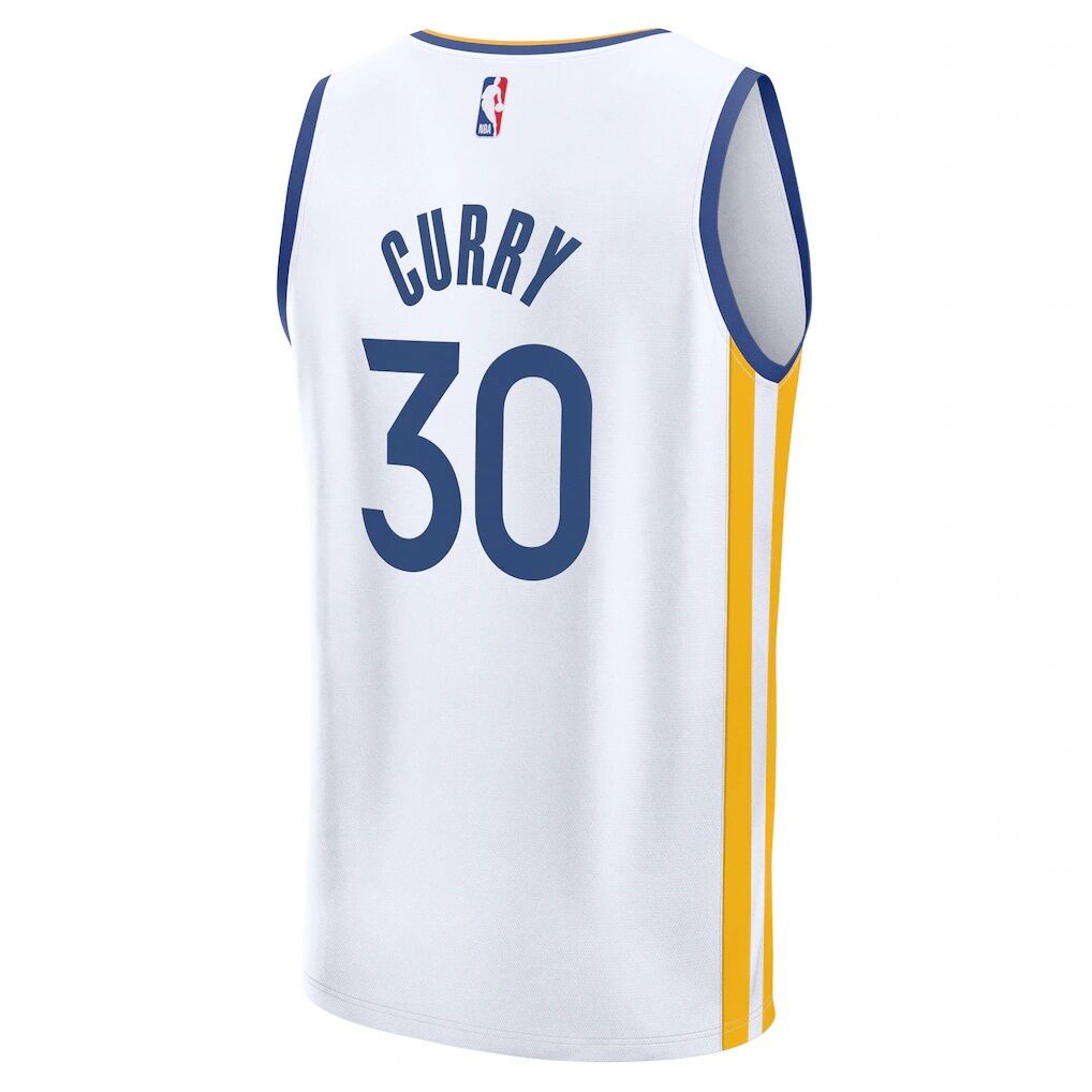 Stephen Curry Golden State Warriors Fashion7 Fast Break Replica Player Jersey - Association Edition
