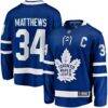 Auston Matthews Toronto Maple Leafs Fashion7 Captain Patch Home Breakaway Player Jersey - Blue - Front View