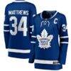 Auston Matthews Toronto Maple Leafs Fashion7 Women's Captain Patch Home Breakaway Player Jersey - Blue - Front View