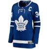 Auston Matthews Toronto Maple Leafs Fashion7 Women's Captain Patch Home Breakaway Player Jersey - Blue - Side View