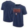 Houston Astros Logo Athletic Top Notch T-Shirt - - Front View