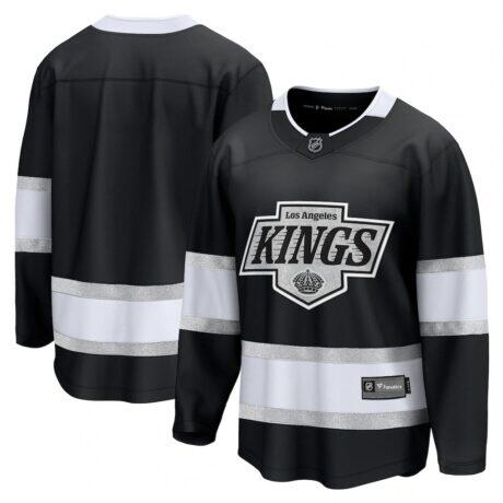 Los Angeles Kings Fashion7 Home Breakaway Jersey - Black - Front View