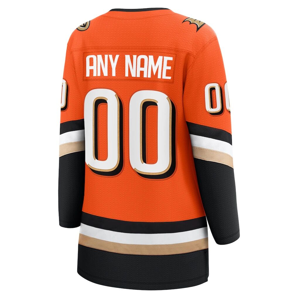 Anaheim Ducks Fashion7 Women's Home Breakaway Custom Jersey