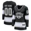Los Angeles Kings Fashion7 Women's Home Breakaway Custom Jersey - Black - Front View