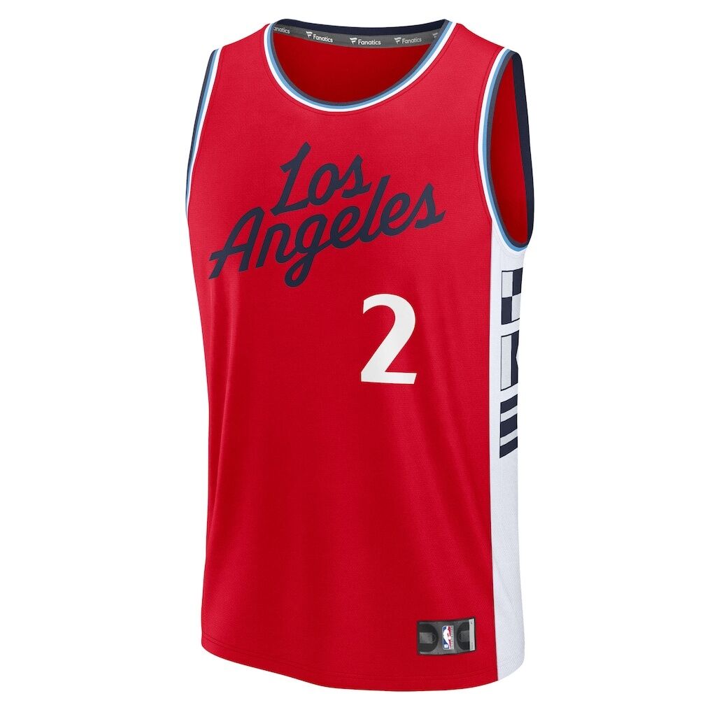 Kawhi Leonard LA Clippers Fashion7 Fast Break Replica Player Jersey – Statement Edition