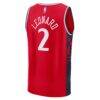 Kawhi Leonard LA Clippers Fashion7 Fast Break Replica Player Jersey - Red - Detail View