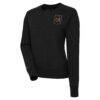 LAFC Antigua Women's Forward Fleece Pullover Sweatshirt - Black - Front View
