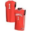 #1 Cornell Big Red GameDay Greats Unisex Lightweight Collegiate Basketball Fashion Jersey - Red - Front View