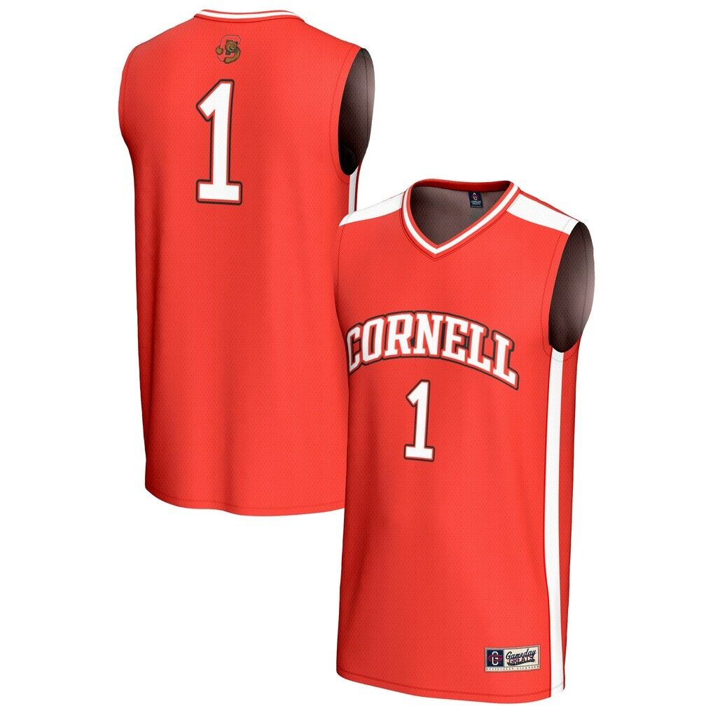 #1 Cornell Big Red GameDay Greats Unisex Lightweight Collegiate Basketball Fashion Jersey