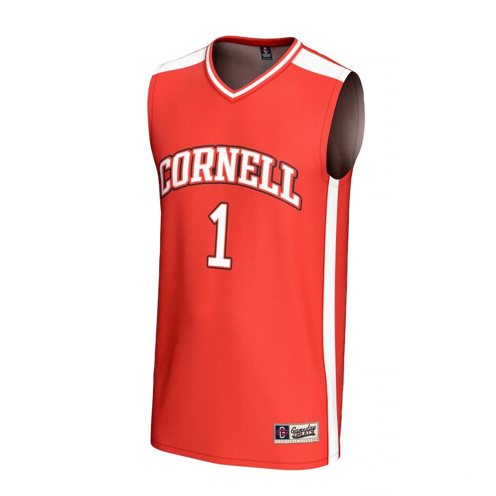 #1 Cornell Big Red GameDay Greats Unisex Lightweight Collegiate Basketball Fashion Jersey