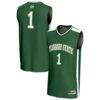 #1 Colorado State Rams GameDay Greats Unisex Lightweight Collegiate Basketball Fashion Jersey - Green - Front View