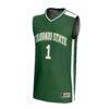 #1 Colorado State Rams GameDay Greats Unisex Lightweight Collegiate Basketball Fashion Jersey - Green - Side View