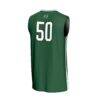 #50 Hawaii Rainbow Warriors GameDay Greats Unisex Lightweight Collegiate Basketball Fashion Jersey - Green - Detail View