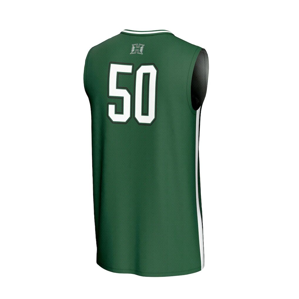 #50 Hawaii Rainbow Warriors GameDay Greats Unisex Lightweight Collegiate Basketball Fashion Jersey