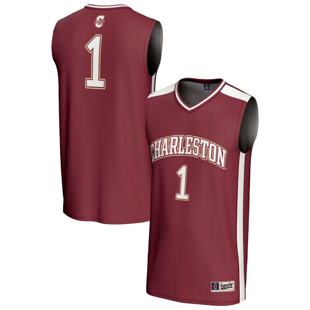 #1 Charleston Cougars GameDay Greats Unisex Lightweight Collegiate Basketball Fashion Jersey - Maroon