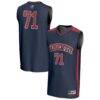 #71 Liberty Flames GameDay Greats Unisex Lightweight Collegiate Basketball Fashion Jersey - Navy - Front View