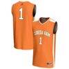 #1 Florida A&M Rattlers GameDay Greats Unisex Lightweight Collegiate Basketball Fashion Jersey - Orange - Front View