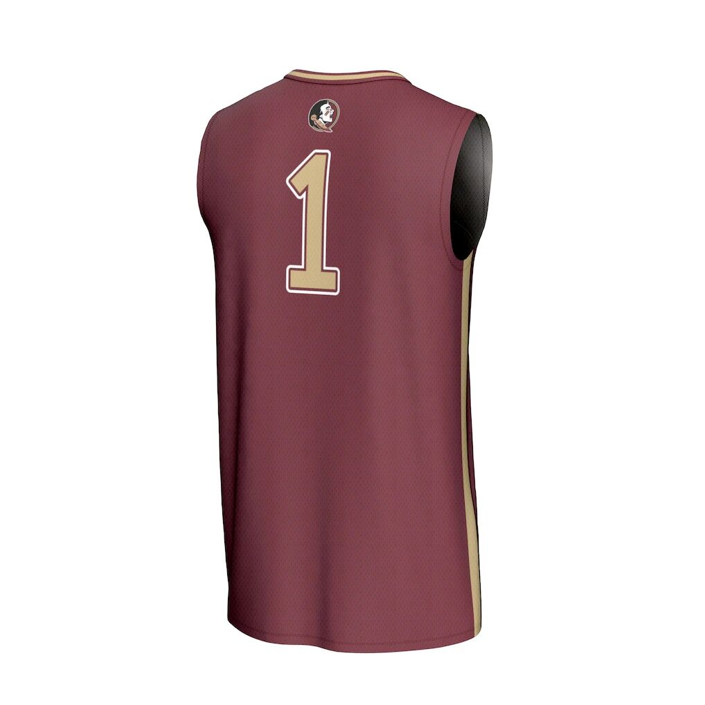 #1 Florida State Seminoles GameDay Greats Unisex Lightweight Collegiate Basketball Fashion Jersey - Garnet