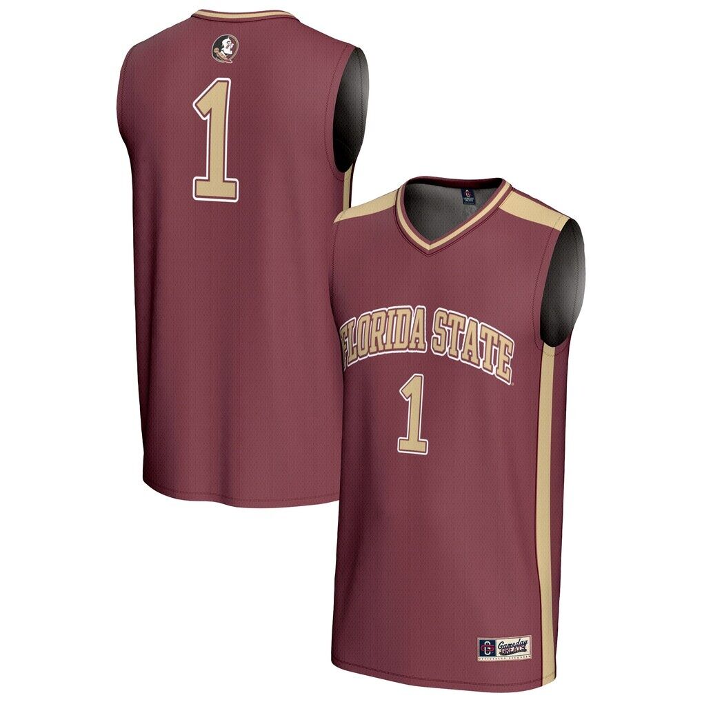 #1 Florida State Seminoles GameDay Greats Unisex Lightweight Collegiate Basketball Fashion Jersey - Garnet