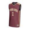 #1 Florida State Seminoles GameDay Greats Unisex Lightweight Collegiate Basketball Fashion Jersey - - Side View