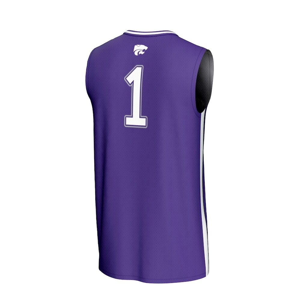 #1 Kansas State Wildcats GameDay Greats Unisex Lightweight Collegiate Basketball Fashion Jersey