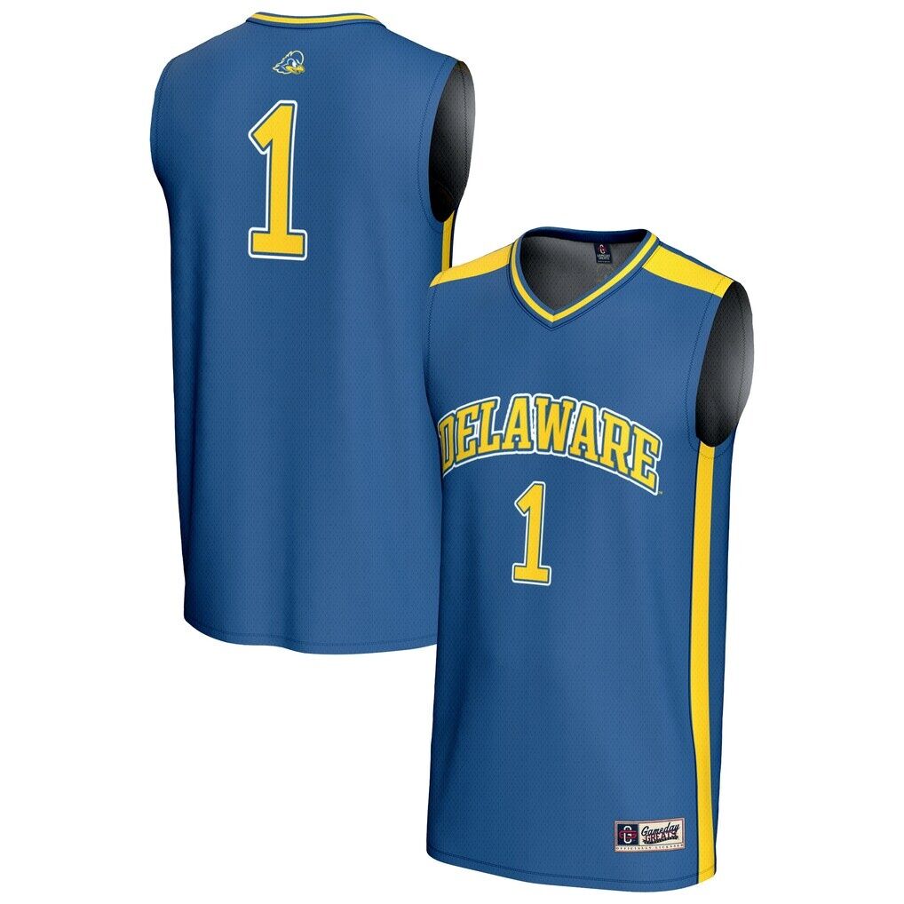 #1 Delaware Fightin' Blue Hens GameDay Greats Youth Lightweight Collegiate Basketball Fashion Jersey - Royal