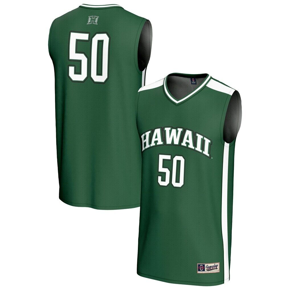 #50 Hawaii Rainbow Warriors GameDay Greats Youth Lightweight Collegiate Basketball Fashion Jersey
