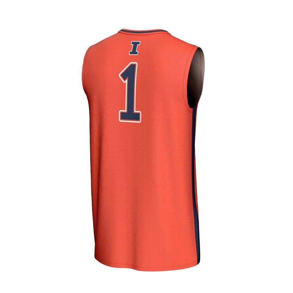 #1 Illinois Fighting Illini GameDay Greats Youth Lightweight Collegiate Basketball Fashion Jersey