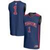 #1 Arizona Wildcats GameDay Greats Youth Lightweight Collegiate Basketball Fashion Jersey - Navy - Front View