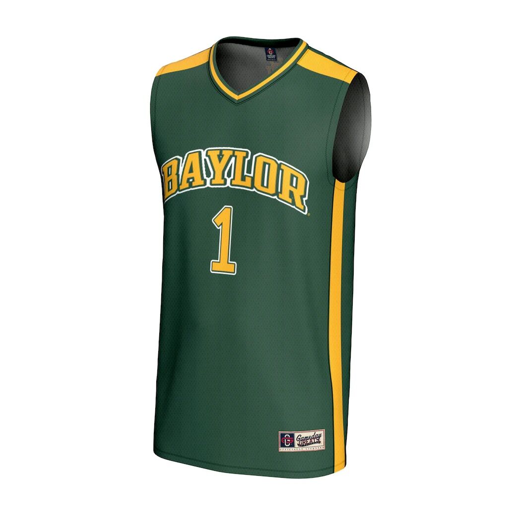 #1 Baylor Bears GameDay Greats Youth Lightweight Collegiate Basketball Fashion Jersey