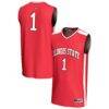 #1 Illinois State Redbirds GameDay Greats Youth Lightweight Collegiate Basketball Fashion Jersey - Red - Front View