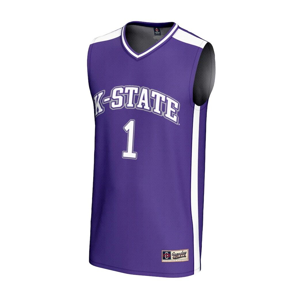 #1 Kansas State Wildcats GameDay Greats Youth Lightweight Collegiate Basketball Fashion Jersey