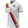 #1 Clemson Tigers GameDay Greats Youth Lightweight Collegiate Soccer Fashion Jersey - White - Side View