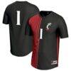 #1 Cincinnati Bearcats GameDay Greats Unisex Lightweight Collegiate Soccer Fashion Jersey - Black - Front View